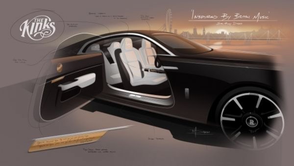 Серия от 9 автомобила Rolls-Royce Wraith, вдъхновени от легендите на британската музика