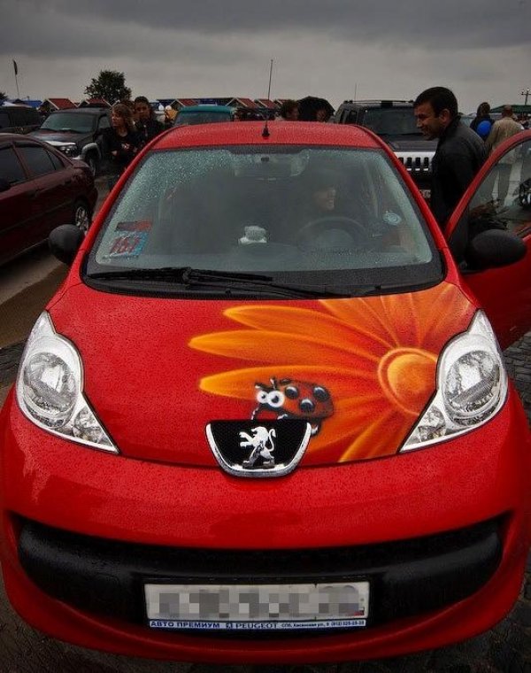 Снимки от фестивала "AEROграфии", който се провежда ежегодишно в Санкт Петербург. На него могат да се видят едни от най-интересните, изрисувани автомобили в Русия.