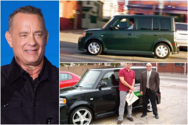 Том Ханкс може да е спечели над 350  млн. долара от участието си в различни филми, но определено не афишира богатството си, като това се отнася и за автомобилите му. Носителят на "Оскар" го дава скромно и в момента кара Scion XB, който струва по-малко от 19 000 долара като чисто нов.
