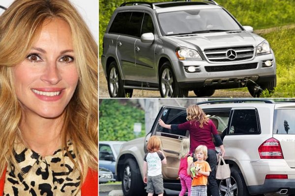 Тази актриса няма нужда от представяне, след като с участието си в "Хубава жена" стана едно от най-популярните имена в индустрията. Джулия Робъртс може да има забележителна кариера, но предпочита да го дава скромно откъм коли. И затова често можем да я видим зад волана на Toyota Prius или на Mercedes-Benz GL320 CDI.
