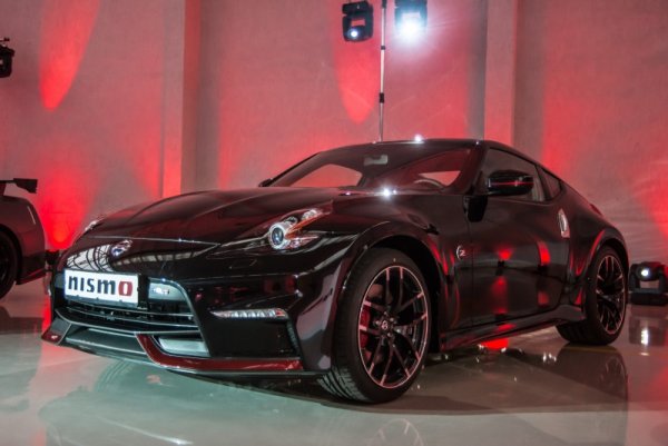 Три Nismo модела при премиерата им в България - Nissan GT-R Nismo, Nissan Juke Nismo RS и Nissan 370Z Nismo.  
