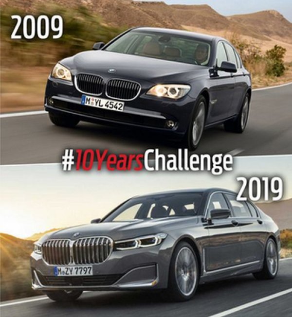 Счита се, че класът на представителните седани е най-консервативният. &bdquo;Седмицата&rdquo; на BMW (F01) е четвъртото поколение на модела, като при нея промените в сравнение с предшественика са минимални. Не така обаче стоят нещата при модела от 2019 г., при който промените са значителни. Разликата меду тези два автомобила е само 10 години, но е доказателство, че за този период класът се е променил кардинално.