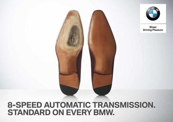 Баварците явно изобщо не са лишени от чувство за хумор. Например, за това, че всички автомобили от марката BMW са оборудвани по желание на клиента с автоматична скоростна кутия, компанията съобщи по този прост, но забавен начин.