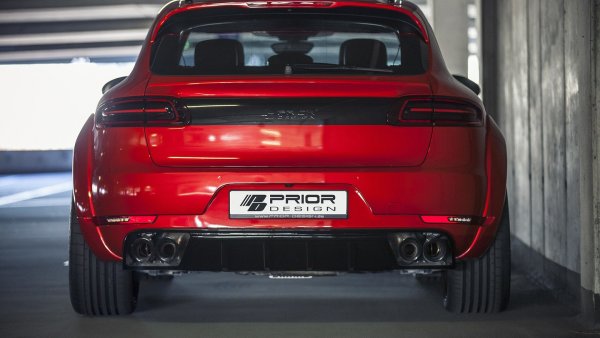 Porsche Macan с оптичен пакет от Prior Design