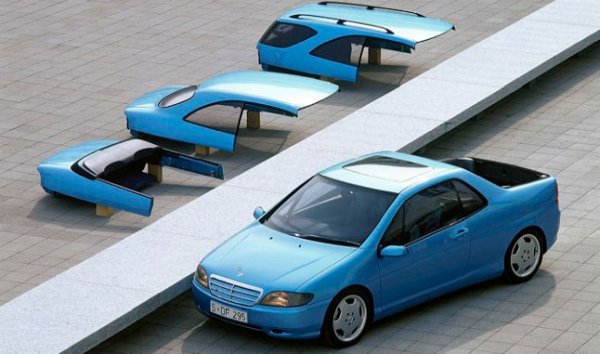 Любопитен прототип, който изследваше възможността да се създаде универсален модел, способен да се превръща в седан, комби, кабриолет и пикап според моментните нужди на собственика. Концептът бе показан на Женевския автосалон през 1995. Другите новости в него бяха корпус от въглеродни влакна, свързан по електронен път волан, цветен дисплей на мултимедията, роторен контролер за информационната система. 
