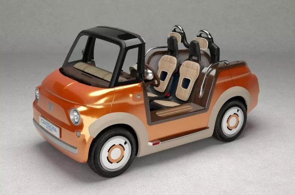 Италианският микроавтомобил получи плажна модификация от компанията Castagna Milano. Колата беше лишена от покрива и колоните, заменени от мека сгъваема тента.

Инсталирани са разширители на калниците, а праговете и задната "палуба" са покрити с дървени панели с алуминиеви дръжки -препратка към скъпите яхти. Ако оригиналният модел ви изглежда твърде малък, можете да изберете версия с удължен с 300 мм заден надвес.
