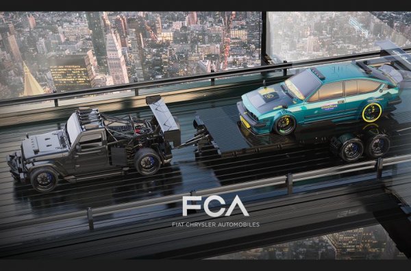 През XXI век тези два модела са родини, като в случая всъеходът тегли платформа със състезателна Alfa Romeo GTV6. 

Автор - Sugar Chow
