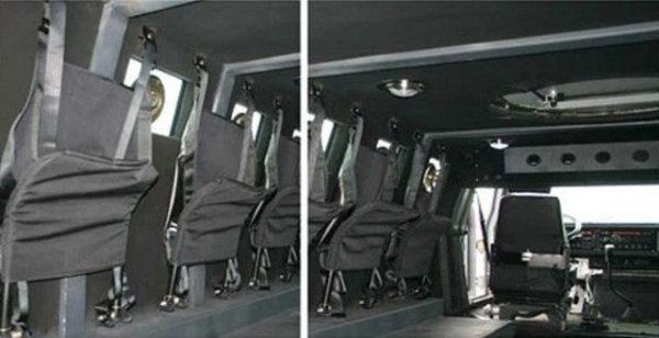 Бронираната кабина всъщност трябва да издържи на взривяването на една мина или две осколочно-фугасни гранати. От всички страни корпусът трябва да издържа на патрони 7,62x51 (стандарт на НАТО), които се използват от щурмови и снайперски пушки или картечници.
