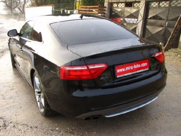 Audi S5 от българската Miro-Folio (оптична доработка с фолио с хром ефект)