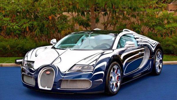 На пръв поглед може да ви се стори, че колата отразява някакви странни неонови лампи. В действителност това е собствената й боя, създадена да почете прочутия германски производител на порцелан Koenigliche Porzellan-Manufaktur Berlin. Цената: 2.4 млн. долара. 
