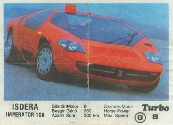 Пълна серия от 100 картинки "Turbo".
