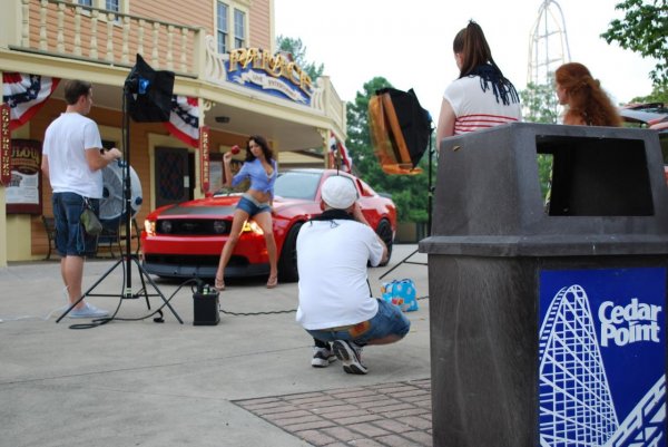 Кадри от мейкинга на MISS TUNING Calendar 2011