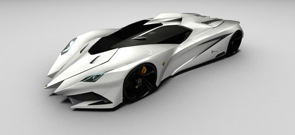 Lamborghini Ferruccio - дизайнерска концепция на студент по дизайн