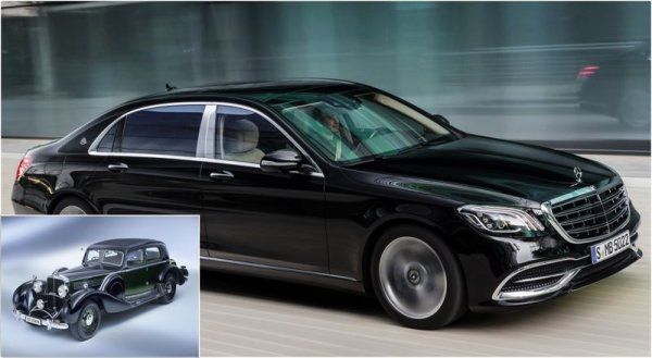 Едно от най-гръмките завръщания - това на марката Maybach, се състоя в края на 90-те години на миналия век. Под това име от 1921 до 1939 г. са произведени около 1200 класически, мощни и скъпи автомобили, като най-известният от тях е Maybach Zeppelin с двигател V12. Възраждането на марката бе дело на компанията Mercedes-Benz, като може да бъде отчетено като сравнително успешно, защото скъпите и луксозни коли се продаваха по-слабо от очакваното. Въпреки това, и сега топ-версията на S-Class се продава под името Mercedes-Maybach, а скоро ще се появят и други модели.
(На снимката са Maybach Zeppelin с V12 и внукът му Maybach-Mercedes).