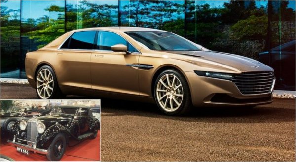 Британската марка Lagonda започва историята си от 1906 г., като на няколко пъти е закривана и след това връщана. През 1947 г. става собственост на компанията Aston-Martin, която запазва бранда до 1958 г. След това той се появява още два пъти - 1961-1965 и 1974-1990 г., като вторият път дава името на луксозни седани в малка серия. През 2014 г. Lagonda се завърна на сцената със седана Taraf, оборудван с 6,0-литров V12 с мощност 565 к.с. Планираше се производството на 200 бройки за Великобритания, САЩ и Близкия Изток, но бяха направени само 120.
(На снимката са легендата Lagonda Rapid и последният Lagonda Taraf).