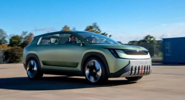 Skoda ще пусне голям седемместен електрически SUV, силно вдъхновен от концепцията Vision 7S, през 2026 г. Така нареченият модел Space ще бъде подкрепен от MEB архитектурата на Volkswagen Group и ще разполага с нова 86kWh батерия, която ще предлага пробег от около 500 км.