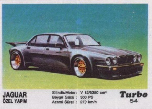Пълна серия от 100 картинки "Turbo".