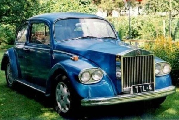 Volkswagen придоби Rolls-Royce през 1998 г., като вероятно тогава на автора на тази кола му хрумнала подобна луда идея. Изглежда, той е смятал, че като залепи предницата на Rolls-Royce към Beetle, ще се получи нещо красиво. В крайна сметка обаче се получава един много странен автомобил, който е създаден във Финландия &ndash; страна, където легендарният модел на Volkswagen се радва на огромна почит.