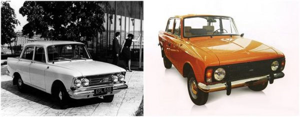 В производство: 31 години
Легендарният 412 се появява през 1967, а през 1970 заедно с близкия до него 408 получава фейслифт. Успоредно моделът се прави и в Ижевск под марката "Иж" с някои леки промени в дизайна. Ижевската версия остава в производство чак до 1998, общо са сглобени към 2.3 милиона бройки. 
