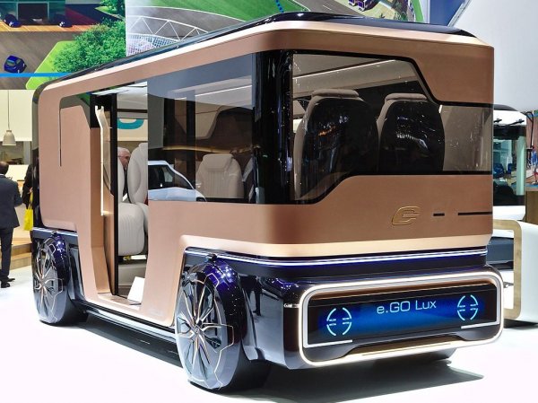 Концептуален модел за компактен обществен транспорт, представен на салона в Женева преди две години
