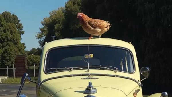 През 70-те години на миналия век британският изобретателяи фермер Харолд Бейт преобразува модела Hillman от 1953 г. да работи на метан, произведен от пилешки тор. При ферментацията на органични отпадъци се получава метан, който може да се използва за ДВГ. Освен че процесът на превръщане на курешки в биогаз е екологично чист източник на енергия, Бейт успява да намали емисиите от автомобила. Той твърди, че неговият Hillman, задвижван от метан, е по-чист и по-мощен от бензинова кола.
