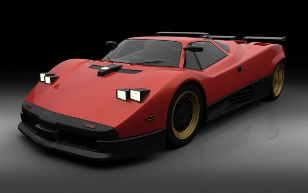 Pagani Zonda от 80-те години на миналия век. Снимките са дело на независим дизайнер от Турция