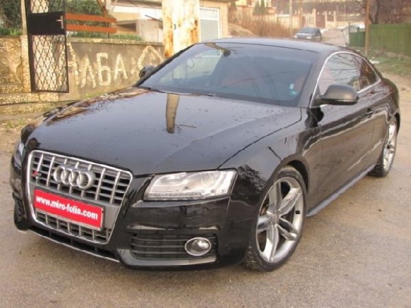 Audi S5 от българската Miro-Folio (оптична доработка с фолио с хром ефект)