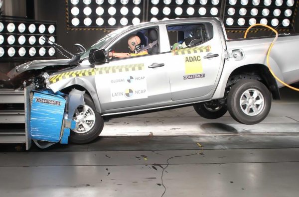Експертите от Latin NCAP присъдиха на японския пикап точно нула звезди. Факт е, че локалната версия се различава от модификациите за други пазари &ndash; тя няма дори въздушна възглавница в базовия си вариант. Каросерията беше сериозно увредена, като се отбелязва, че при удар с по-висока скорост тя губи целостта си.