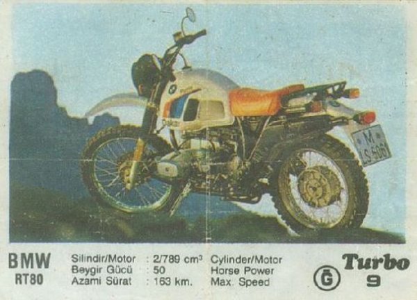 Пълна серия от 100 картинки "Turbo".