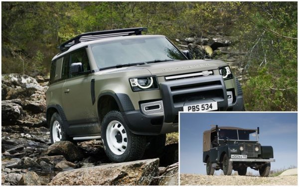 Първият Land Rover от 1948 г. също е направен под влиянието на Willys. Машината е на рама, има зависимо окачване с ресори и мотор с 50 к.с. Първата версия получава муфа на трансмисията, с която се заключва предната ос при отпускане на педала на газта, но скоро марката се отказва от нея. По-късно се появява постоянно задвижване на четирите колела и блокировка на междуосевия диференциал. 

Новият Land Rover Defender запазва постоянното задвижане на четирите колела и блокировката на задния диференциал. Има и модерна система, позволяваща промяна на режимите на работа на транмисията в зависичост от условията. Двигателите са с мощност от 240 до 400 к.с., а пътният просвет в базовия вариант е 216 см. При версията с пневматично окачване той достига 291 см.
