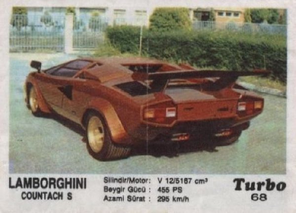Пълна серия от 100 картинки "Turbo".