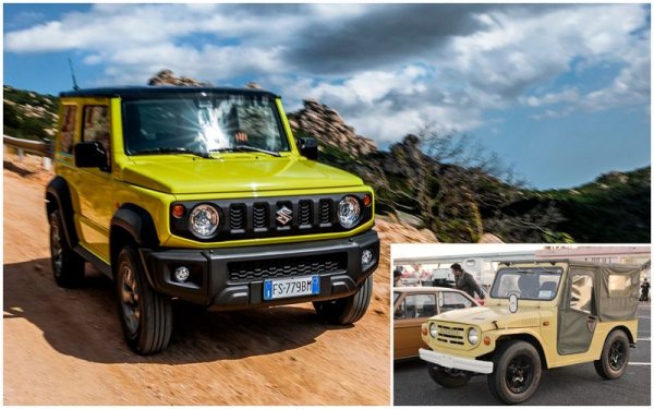 Най-малкият от пълноценните всъдеходи е Suzuki Jimny, чието първо поколение излиза през 1970 г. Тогава мъникът е оборудван с 2-цилиндров двигател с 25 к.с. Окачването е зависимо със заключваща се преда ос. Понижаващите предавки се появяват по-късно.

Всичко това го има и при новото поколение на модела, като е добавена превъзходна геометрична проходимост и 1,5-литров двигател със 102 к.с. Скоростните кутии са механична и автоматична.