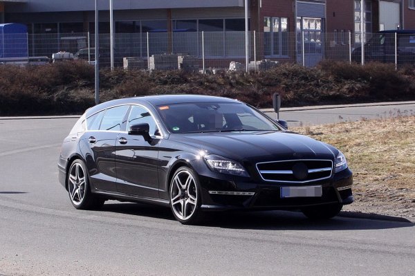 Mercedes-Benz CLS 63 AMG Shooting Brake - шпионски снимки