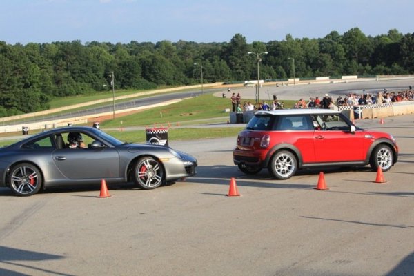 Mini VS Porsche