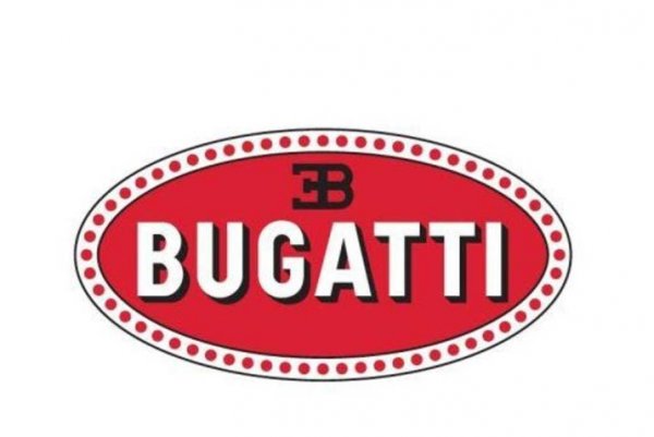 В горната част на емблемата на френския производител са разположени слети в едно инициали E и B, които означават името на основателя на компанията &ndash; Еторе Бугати. Под тях с голям шрифт е написана неговата фамилия. Малките точки по периметъра са 60 на брой (неясно защо), като символизират перлите, които неизменно се асоциират с лукс.

Вероятно, те са свързани с професията на бащата на Еторе &ndash; Карло Бугати, който е бил дизайнер на мебели и бижутер. Автор на логото е самият основател на компанията, която за 111 години история не го променя нито веднъж.

Любопитното е, че веднъж над емблемата се появява фигура на цирков слон в балон, създадена от брата на Еторе &ndash; скулпторът Рембранд Бугати. Тя украсява решетка на радиатора на един от най-скъпите модели по това време - Bugatti Royale Type 41, който дебютира през 1926 г.