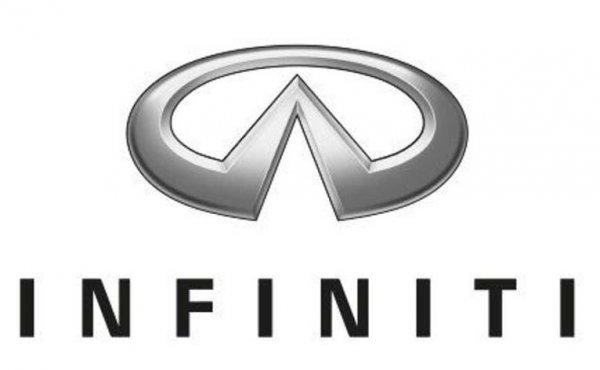 Емблемата на Infiniti има две обяснения, като и двете показват превъзходството на компанията над конкурентите. В първия случай триъгълникът в овала символизира град Фуджи, а неговият връх показва висшата степен на качеството на автомобилите. Във втория вариант геометричната фигура представлява път в далечината, която символизира присъствието на бранда в авангарда на автомобилната индустрия.