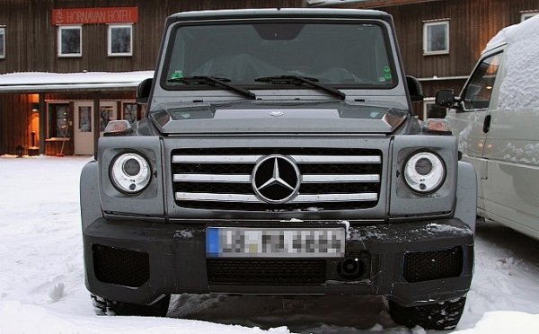 Шпионски снимки Mercedes G55AMG / G65AMG