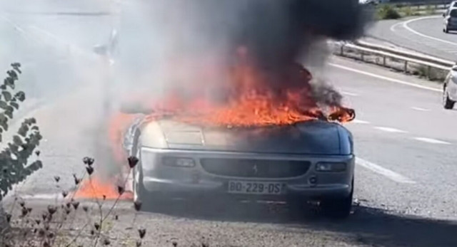Ferrari пожар