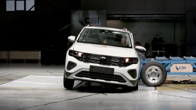 VW T-roc crash test
