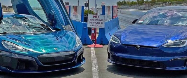 Rimac Nevera vs Tesla Model S