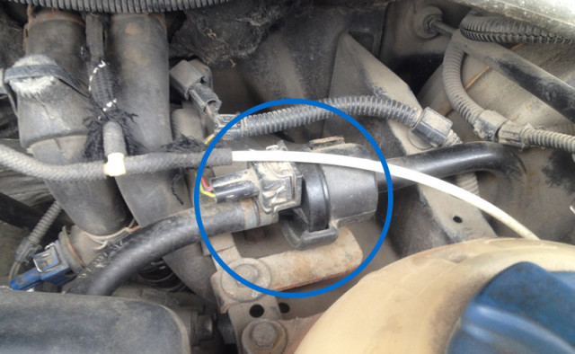 клапанът за бензинови пари