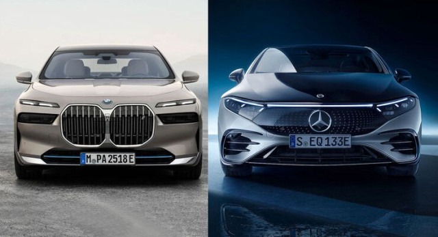 BMW i7 vs Mercedes EQS