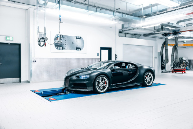 Bugatti Chiron тестови прототип