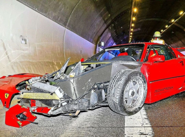 Ferrari F40 катастрофа