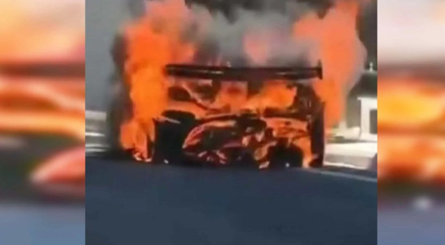 Koenigsegg Jesko пожар