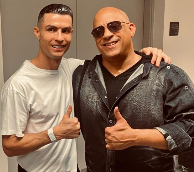 Роналдо и Вин Дизел