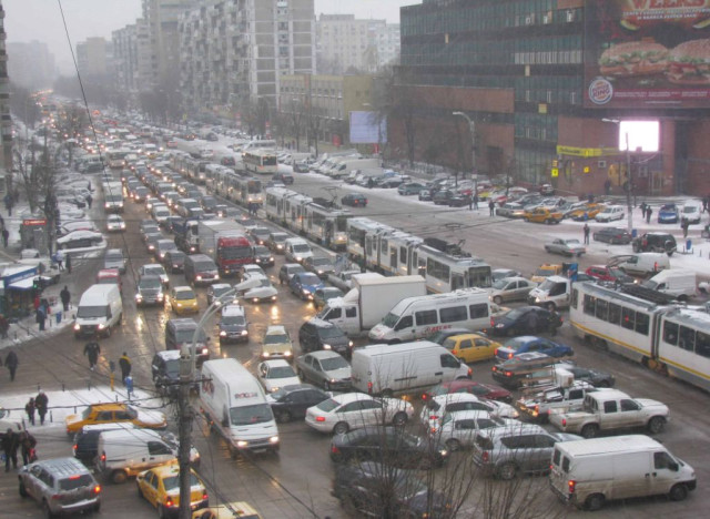 Букурещ, трафик