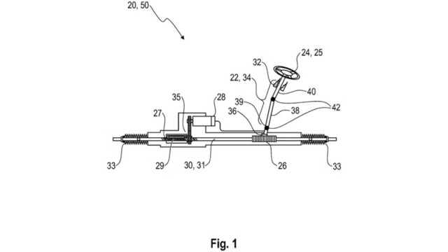 Porsche патент за кормилно управление 