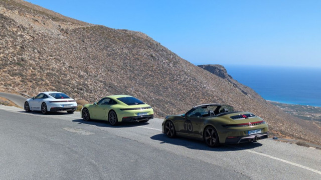 Porsche 911, 2025, тест драйв, Крит, Spirit 70, Carrera GTS