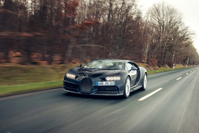 Bugatti Chiron тестови прототип